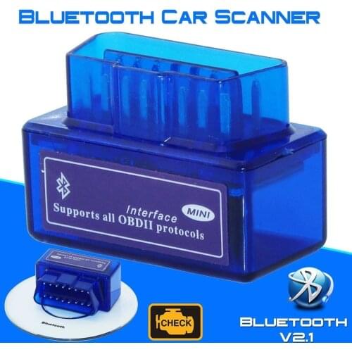 2019 Latest Version Mini Bluetooth Elm 327 V2.1 Bluetooth 2 Car Diagnostic-Tool Scanner OBDII Adapter Auto Diagnostic Tool