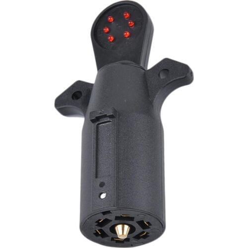 7-Way Trailer Light Wiring Circuit Trailer Connector Sockets