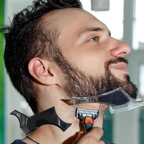 8-in1 Men Beard Shaping Template Comb Mens Beards Beard Shaving Combs Beauty Tool for Hair Beard Trim Styling Templates