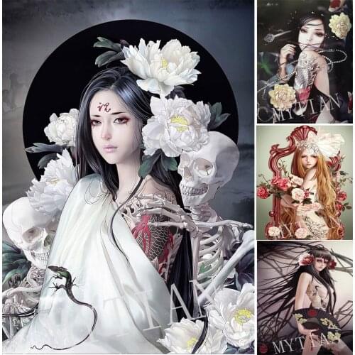 New Full square/round 5D DIY diamond painting Classical beauty girls Embroidery Pattern resin Cross stitch kit mosaic room decor