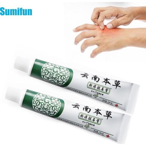 20g Antibacterial Itching Cream Psoriasis Ointment Dermatitis Eczema Treatment Pruritus Eczematoid Relief Clean Skin Care P1206