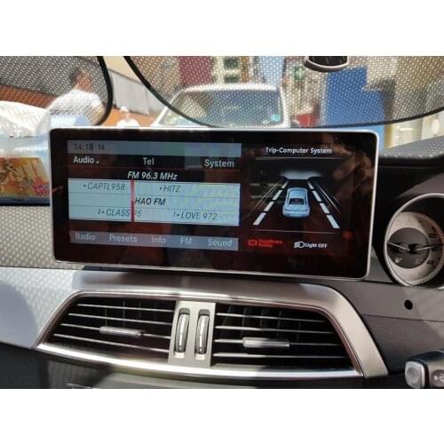 10.25" Octa core IPS screen Android 10 Car DVD GPS radio Navigation for Benz C class w204 2012-2014 with 4G/Wifi DVR OBD