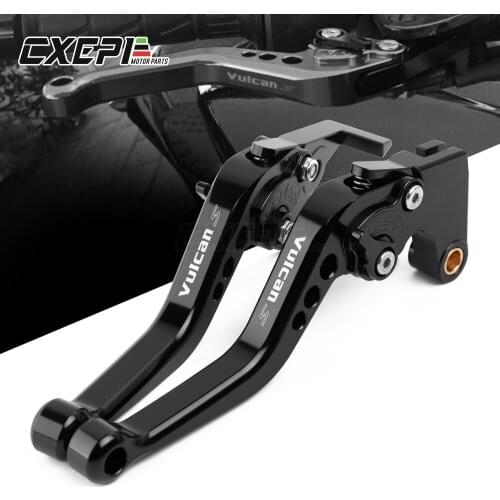 CNC Adjustable Short Clutch Brake Levers For KAWASAKI VULCAN S 650 2015 2016 2017 2018 2019 2020 vulcan s 650