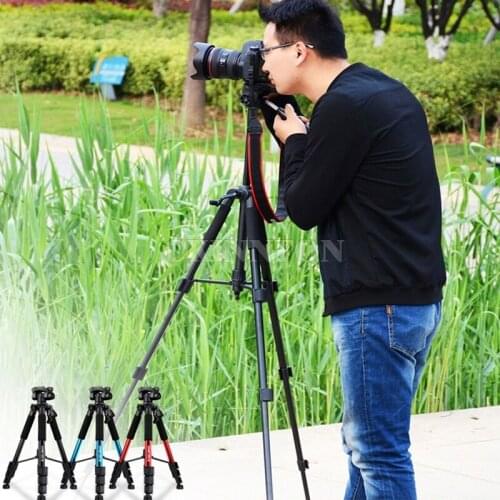 DHL 5PCS Q111 56 Inch Lightweight Professional Camera Video Aluminum Tripod with Bag