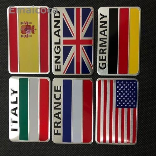 Emaicoca car-styling 3D Aluminum National Flag Case for Opel VAUXHALL MOKKA Zafira Astra Insignia Vectra Antara