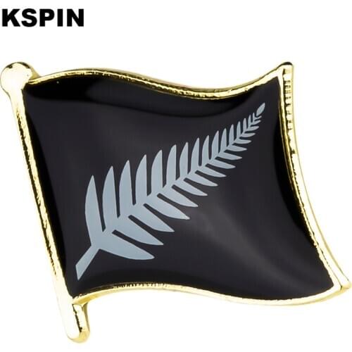 New Zealand Metal Badge Lapel Pins Brooch Jewelry Rozet in Badges Pin