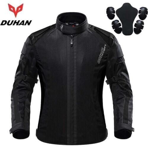 Summer black men motorcycle biker jacket with protector Breathable mesh fabric motocross racing coat 3 color M L XL XXL XXXL