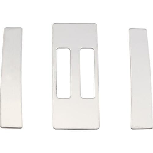 3Pcs/Set Stainless Steel Car AC Outlet Frame Stickers Air Condition Vent Air Vent Trim Sticker for BMW 3 Series F30 320 325 316