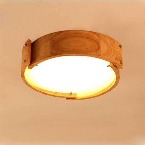 Nordic Circular Log Splice Dining Room Led Ceiling Lights Creative Vintage Bedroom Study Kitchen Decoration Light Fixtures