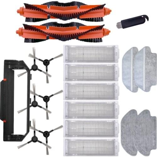Main Brush Hepa Filter Side Brush Mop Cloth for Xiaomi Mijia STYJ02YM for Viomi V2 PRO V3 SE V-RVCLM21B for Conga 3490
