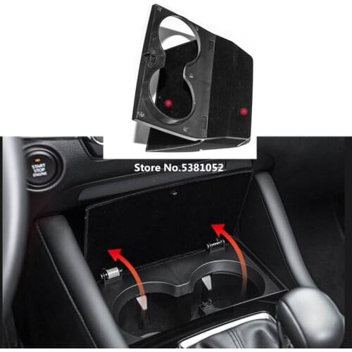 Water Cup Panel Cushion Decorative Lid for Mazda 3 Axela 2020 2021 Accessories Central Gear Shift Buffer Frame Interior Moldings