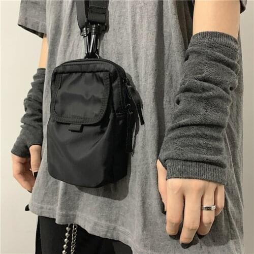 Black Punk Unisex long Fingerless Gloves Cuff Women Men Ninja Sport Outdoor Elbow Length Mittens Cool Stretch winter Arm Warmer