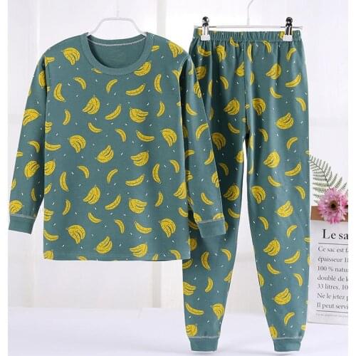 Kids Cotton Pajamas Set Boys Girls Underwear Set Long Trousers Home Wear Clothes Children Sleeping Pyjamas 1-17 Years