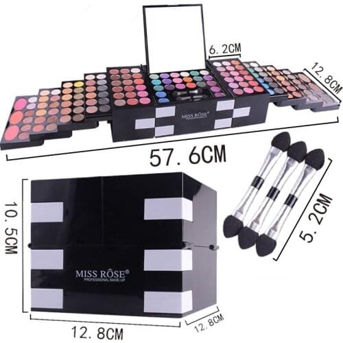 Profession Makeup Sets 142Colors Eye Shadow Blush Palette Multifunction Foldable Makeup Artist Matte Long-lasting Gift TSLM1