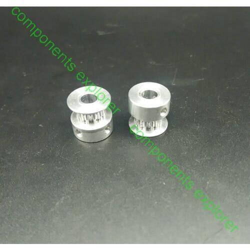 GT2/2GT Timing pulley 12 Teeth 4mm Bore for 3.5mm Width Belt,2pcs/lot