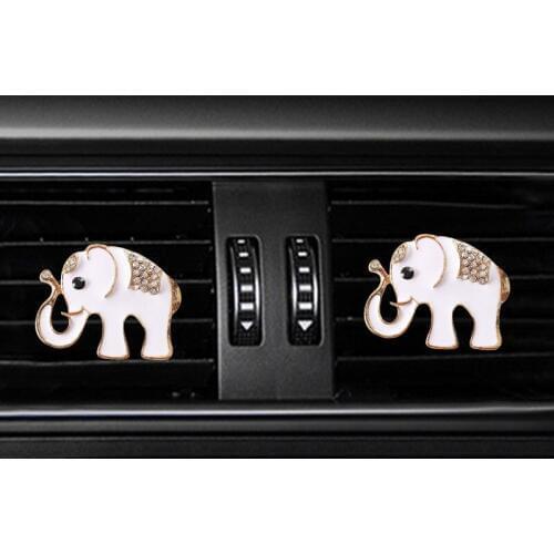 Elephant Modeling car air freshener in the car auto Air conditioning outlet Perfume clip air freshener
