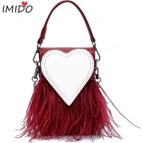 Torebka Damska Chain Shoulder Bag Hairy Small Flap Bag Women Leather Handbags Crossbody Messenger Bags For Women