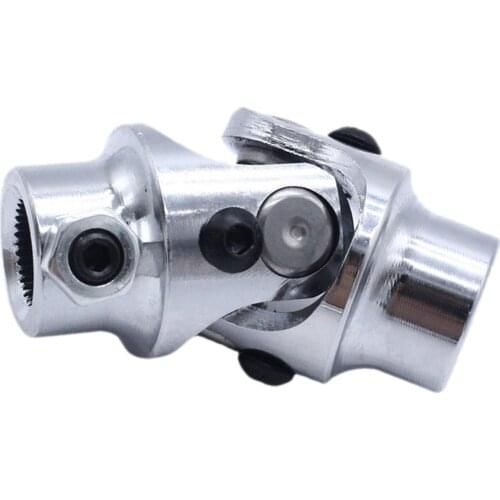 Chrome Round Single Steering Shaft Universal 3/4"-36 Spline 3/4" DD Replace Car 1Piece for Jeep,SUV,Rock Crawler