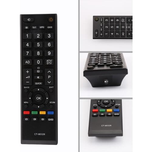 1pcs Universal Replacement Remote Control For TOSHIBA CT-90326 CT-90380 CT-90336 CT-90351 LED RC TV Remote Controller
