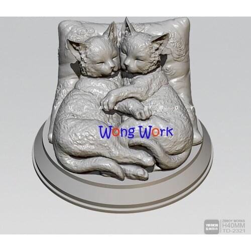 Wong Work Unpainted Resin Diameter 40mm Unassembled Garage Kits GK Model Kit Figure TD-2321