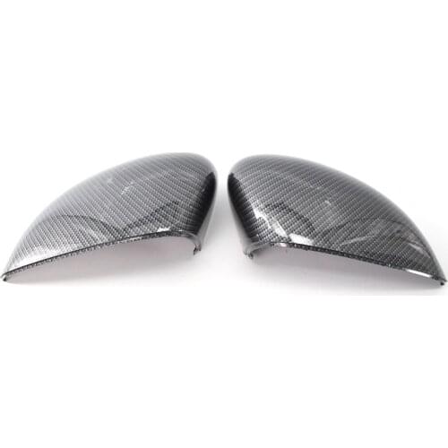 1 Pair Left Right Side Car Rear View Mirror Wing Cover Case Trim Grey Color for Ford for Fiesta 2009-2015 Styling