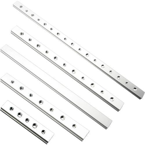 100mm 200mm 300mm 450mm Aluminium M6 M8 Slide Slab T Track Slot for Miter Track Fixture Slot Woodworking Tool Router Table Tools