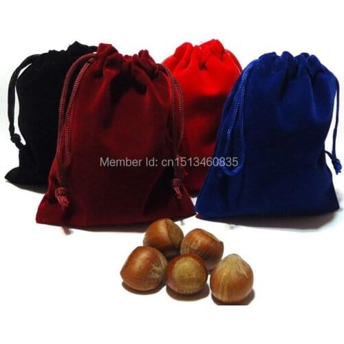 100pcs/lot HIgh quality velvet jewelry bag/pouch for cosmetic/sunglasses,Size can be customized,Various colors,wholesale