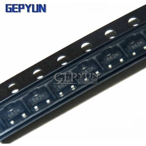 100PCS XC6206P332MR XC6206P332 SOT23 XC6206 SMD(662K) 3.3V/0.5A SOT23-3 Positive Fixed LDO Voltage Gepyun