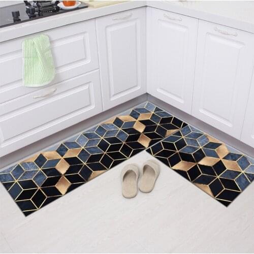 2pcs/set Front door mat Kitchen Gradient Nordic carpets in the bedroom anti slip Bathtub mat antiskid, Living room rug bath Home