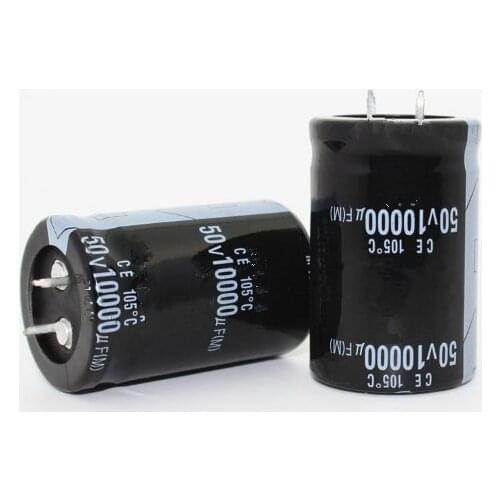 20PCS--5PCS 50V 10000UF 10000UF 50V Electrolytic Capacitors Size: 30*40MM 30*45MM best quality