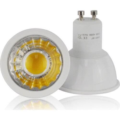 AC85-265V 7W GU10 led E27 MR16 12V cob led lamp Spotlight CE RoHS Warm/Cool White