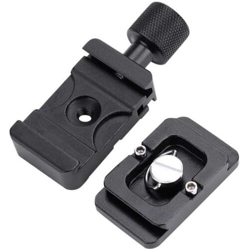 Aluminium Alloy 1/4'' Screw 30mm Mini Quick Release Plate Photography Camera Accessories