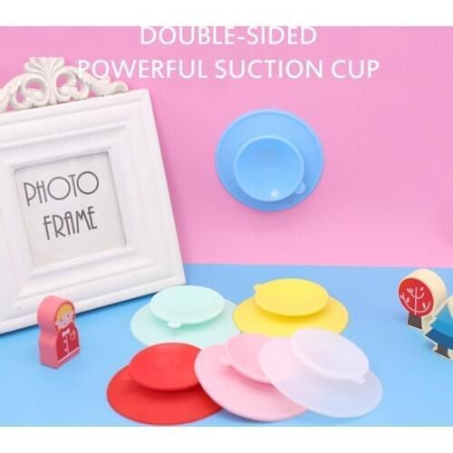 1pcs Baby Boy Girls Double Sided Suction Cup Mat Tableware Sucker Anti-slip Bowl Dish Bowl Cup Pad Coaster Tools Kitchen Cocina