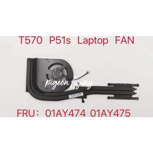For Thinkpad T570 notebook independent graphics CPU cooling fan. FRU 01AY475 01AY474