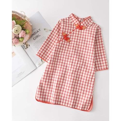 Melario Summer Girls Casual Dresses New Fashion Kids Chinese Style Clothes Baby Girl Party Outfits Flowers Clothing 2 8 Years