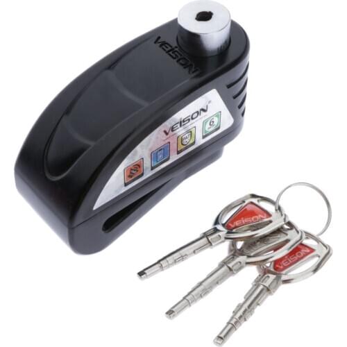 Motorcycle Scooter Anti-theft Wheel Disc Brake Lock Security Alarm 130dB