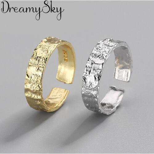 2020 New Charming Irregular Round Finger Ring for Women Vintage Boho Knuckle Party Rings Punk Jewelry Gifts for Girls