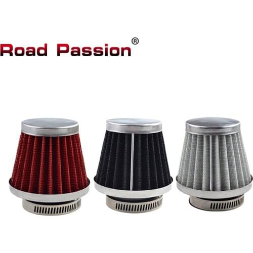 Road Passion 42mm Motorcycle Mushroom Head Intake Clamp-on Air Filter Cleaner for Honda Kawasaki Suzuki Yamaha
