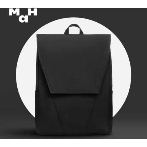 MAH Solid Color Backpack Women Casual High School Student Schoolbag Men New Travel Backpack Waterproof Laptop Backpack