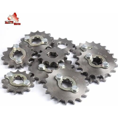 Front Engine 428# 10T 11T 12T 13T 14T 15T 16T 17T 18T 19T Teeth 20mm Chain Sprocket With Retainer Plate Locker