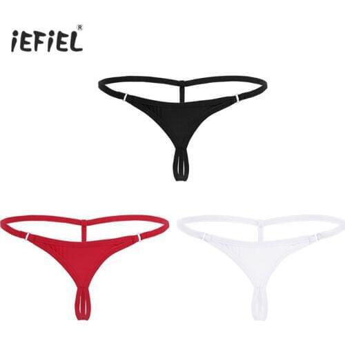 Sexy Women Lingerie Crotchless G-string Underwear Sissy Panties Exotic Sexy Lingerie Thongs and G-strings Open Crotch Panties