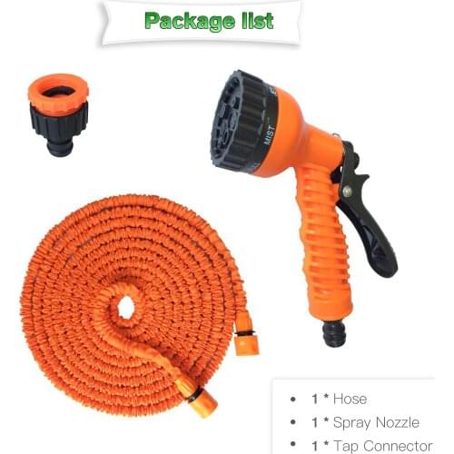 Garden Hoses for Outdoors 25/50/75/100 Feet Expandable Water Hose Flexible Lawn Hose with Connector for Car Garden