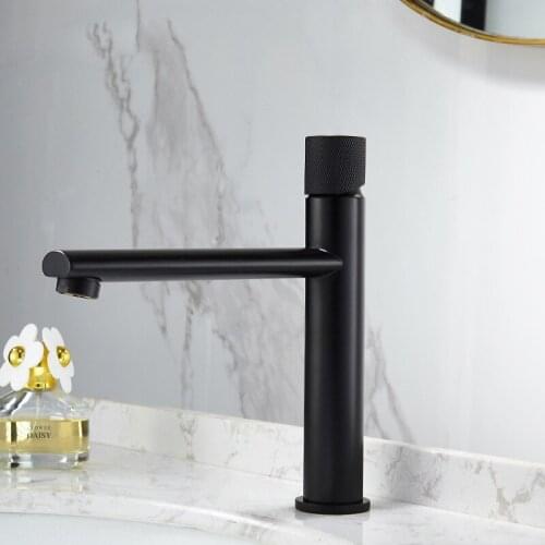 Bathroom Faucet Brushed Gold Brass Bathroom Basin Faucet Cold And Hot Water Mixer Sink Tap Deck Mounted Black Nickel Tap
