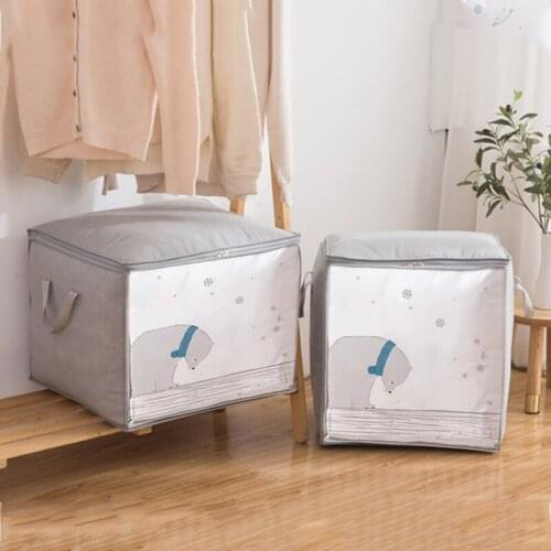 Home Quilt Storage Bag Clothing Packing Bag Waterproof Student Luggage Bag Blanket Storage Box Large Size Clothes Organizer Case