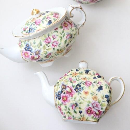 Unique Personal Vintage Cute Teapot European Handmade Porcelain Teapot Tea Infuser Ceramic Container Theepot Tea Infuser Ed50cf