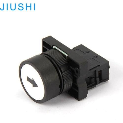 XB2-EA3341 High quality 22mm flat head momentary push button self-return switch with arrow mark IP40 1NO