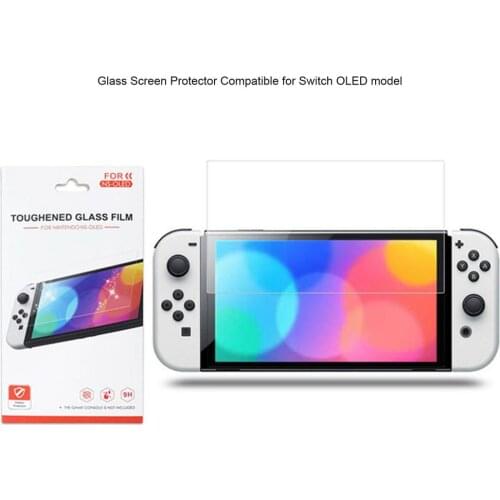 Tempered Glass 9H HD Screen Protector Film For Nintendo Switch OLED Screen Protector For NS OLED Accessories