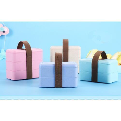 1PC Lunch Box Food Storage Container Microwave Oven Bento Boxes Dinnerware Lunchbox BPA Free PK 012