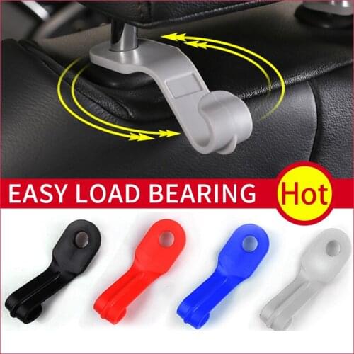 2pcs/set Rear Seat Headrest Organizer Auto Fastener Clip for Car Bag Car Accessories