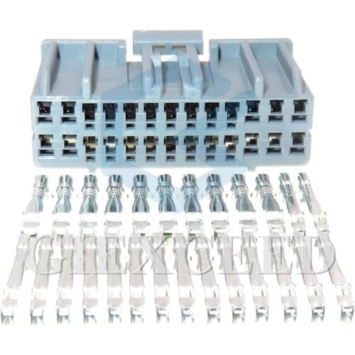 2 Sets 26 Pin 917992-6 917992 Automotive Connector Electrical Auto Wiring Socket With Terminals For Car